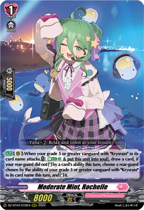 Moderate Mint, Rochelle [DZ-BT04 - DZ-BT04/018EN]