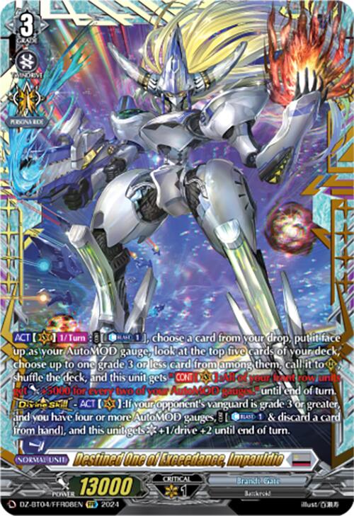 Destined One of Exceedance, Impauldio (FFR) [DZ-BT04 - DZ-BT04/FFR08EN]