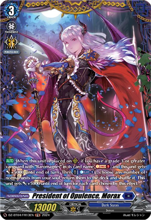 President of Opulence, Morax (FR) [DZ-BT04 - DZ-BT04/FR13EN]