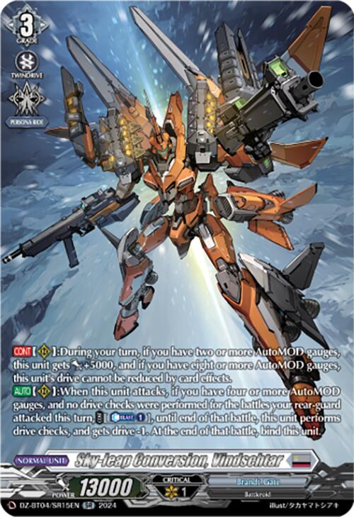 Sky-leap Conversion, Vindschtar (SR) [DZ-BT04 - DZ-BT04/SR15EN]
