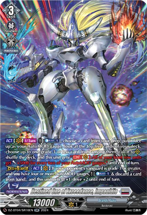 Destined One of Exceedance, Impauldio (SR) [DZ-BT04 - DZ-BT04/SR16EN]