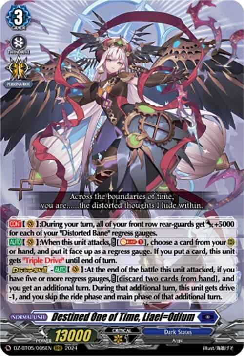 Image for Destined One of Time, Liael=Odium (DZ-BT05/005EN) - Cardfight Vanguard