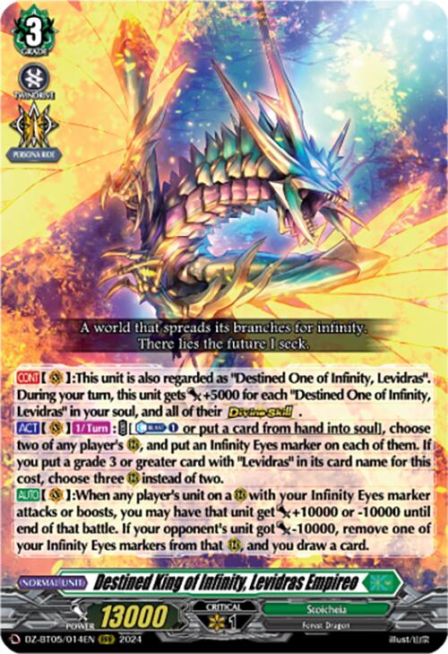 Destined King of Infinity, Levidras Empireo [DZ-BT05 - DZ-BT05/014EN]