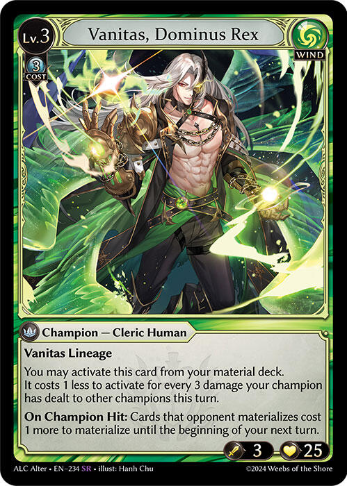 Vanitas, Dominus Rex [ALC Alter - 234]
