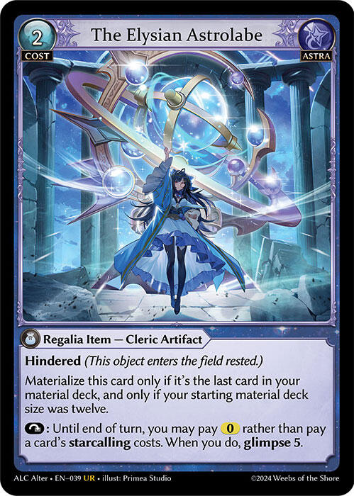 The Elysian Astrolabe [ALC Alter - 039]