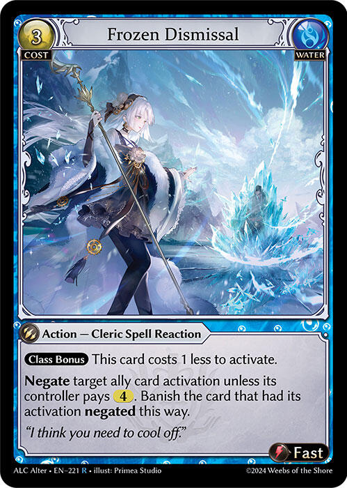 Frozen Dismissal [ALC Alter - 221]