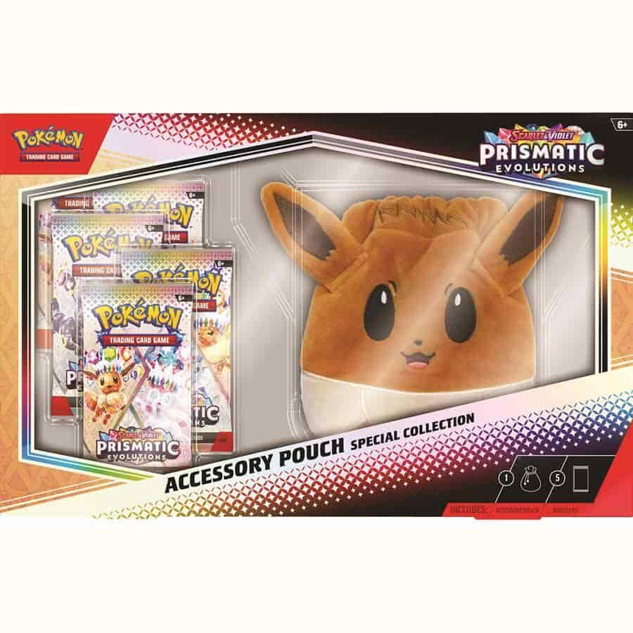Pokemon Prismatic Evolutions Accessory Pouch