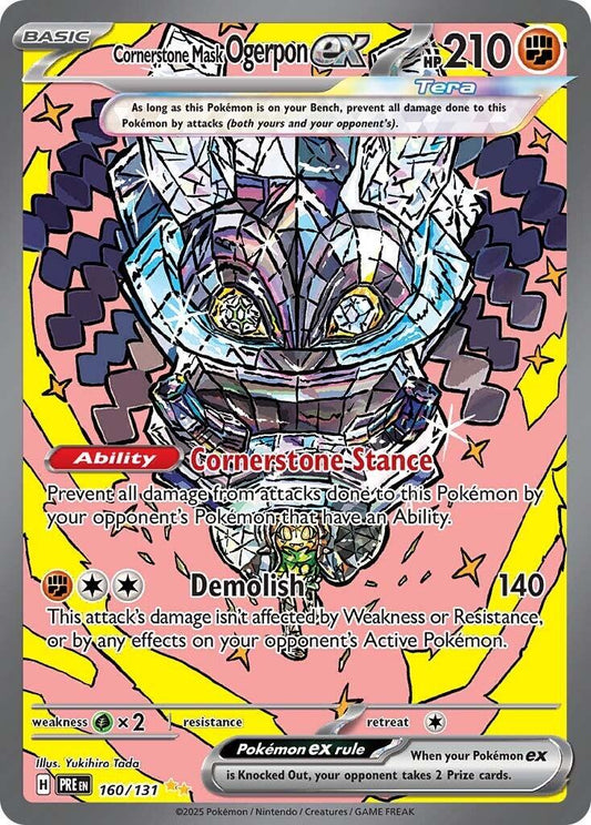 Cornerstone Mask Ogerpon ex - 160/131 [PRE - 160/131]