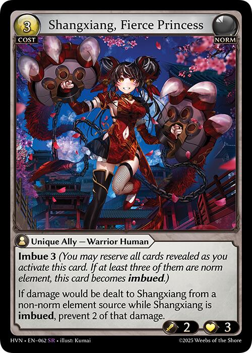 Shangxiang, Fierce Princess [HVN - 062]