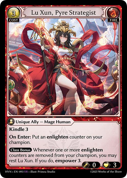 Lu Xun, Pyre Strategist [HVN - 093]