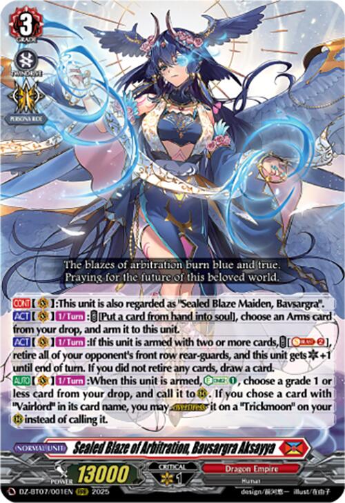 Sealed Blaze of Arbitration, Bavsargra Aksayya
