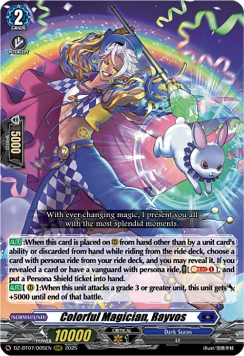 Image for Colorful Magician, Rayvos (DZ-BT07/005EN) - Cardfight Vanguard