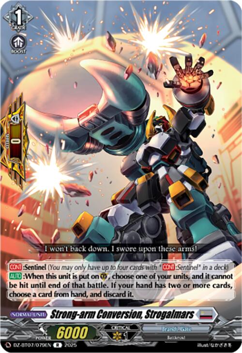 Strong-arm Conversion, Strogalmars [DZ-BT07 - DZ-BT07/079EN]