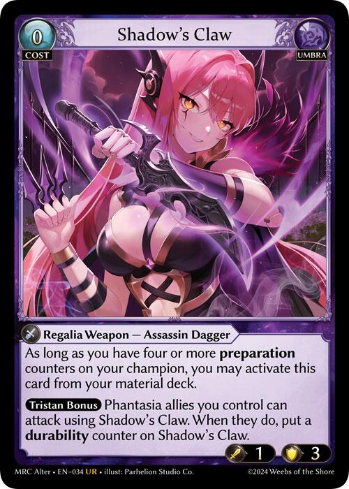 Shadow's Claw [MH Alter - 34]