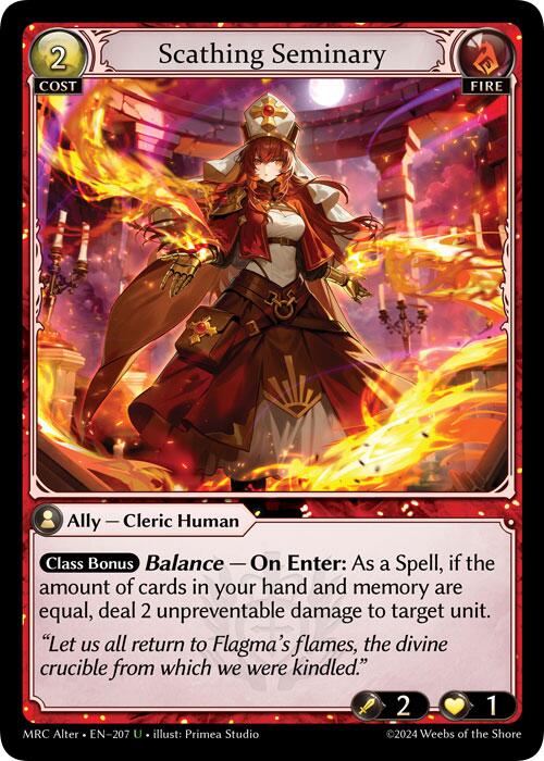 Scathing Seminary [MH Alter - 207]