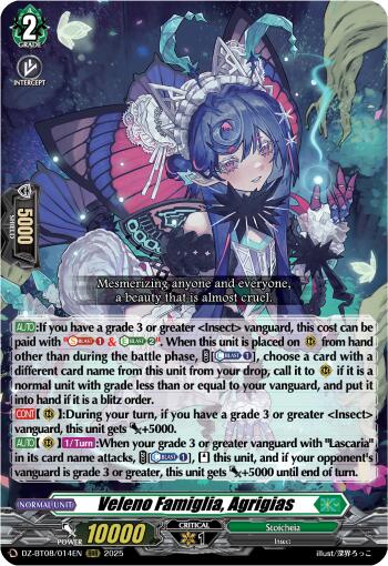 Veleno Famiglia, Agrigias [DZ-BT08 - DZ-BT08/014EN]