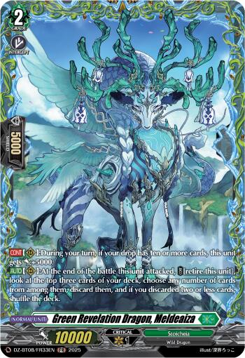 Green Revelation Dragon, Meldeaiza (FR)