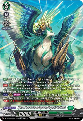 Sylvan Horned Beast Emperor, Magnolia Patriach (SR)