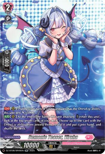 Demonic Teaser, Virsha (SR) [DZ-BT08/SR40EN]