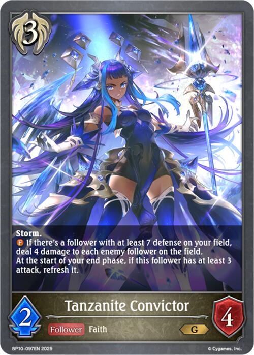 Tanzanite Convictor