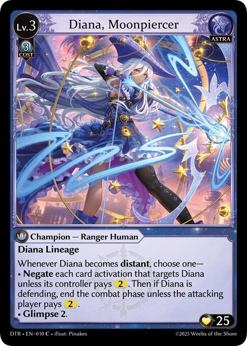 Diana, Moonpiercer [DTR1E - 010]