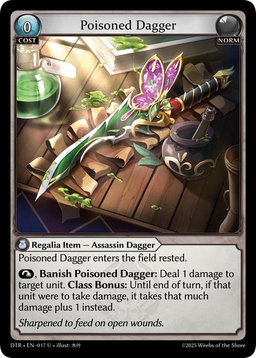 Poisoned Dagger [DTR1E - 017]