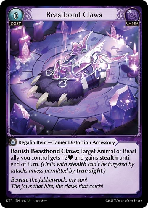 Beastbond Claws [DTR1E - 040]