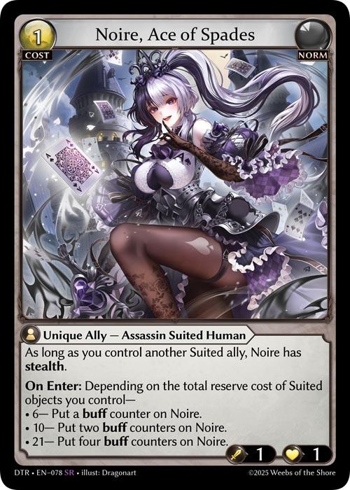 Noire, Ace of Spades [DTR1E - 078]