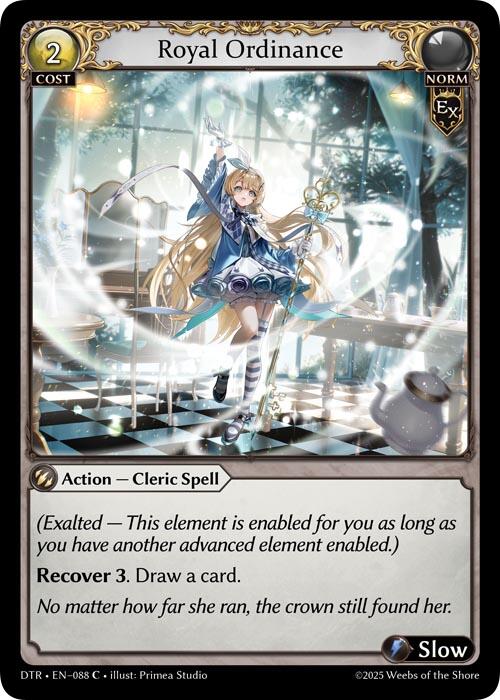 Royal Ordinance [DTR1E - 088]