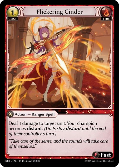 Flickering Cinder [DTR1E - 119]