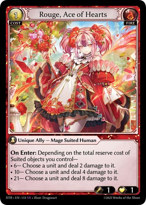 Rouge, Ace of Hearts [DTR1E - 133]