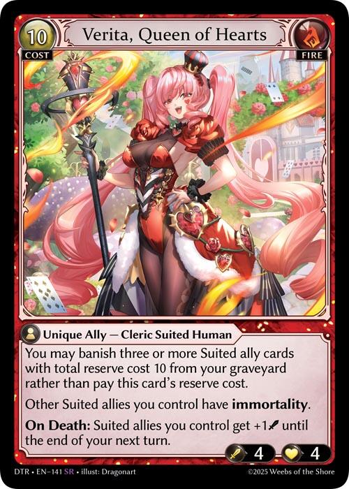 Verita, Queen of Hearts [DTR1E - 141]