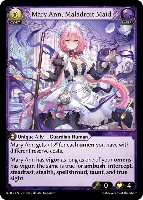 Mary Ann, Maladroit Maid [DTR1E - 215]