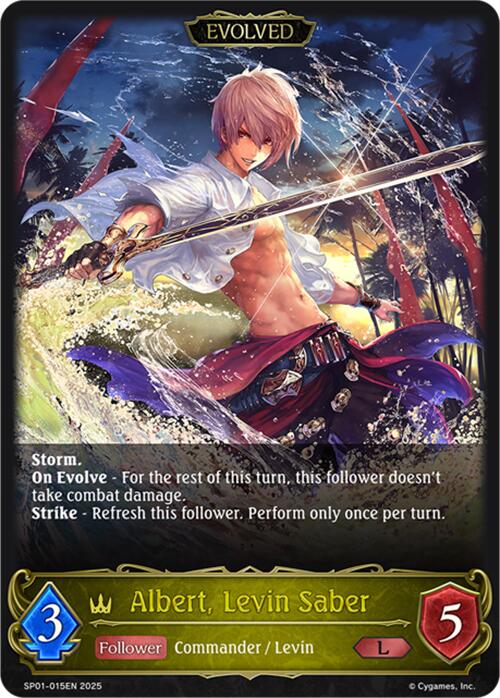 Albert, Levin Saber (Evolved)