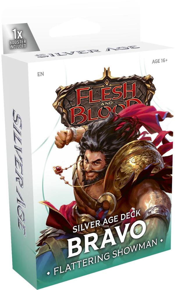 Flesh and Blood Silver Age Deck - Bravo, Flattering Showman (Guardian)
