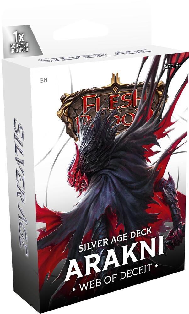 Flesh and Blood Silver Age Deck - Arakni, Web of Deceit (Chaos Assassin)