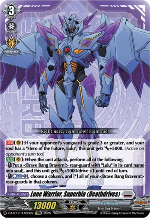 Lone Warrior, Superbia (Deathdrives)