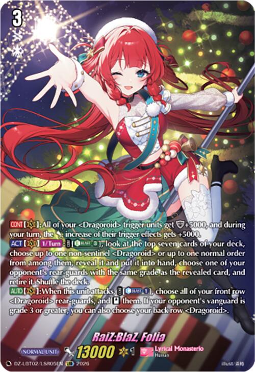 RaiZ:BlaZ, Folia (LSR)