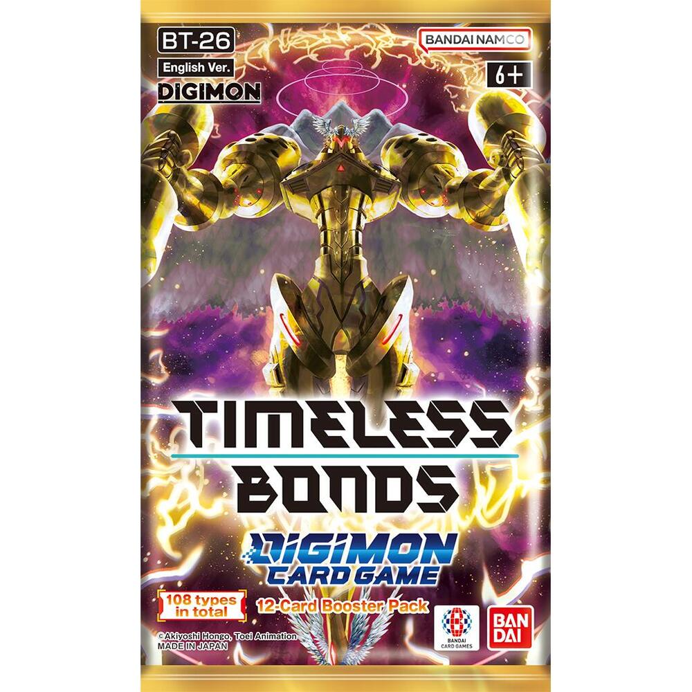 Digimon Card Game Timeless Bonds (BT-26) Booster Pack (included in box)
