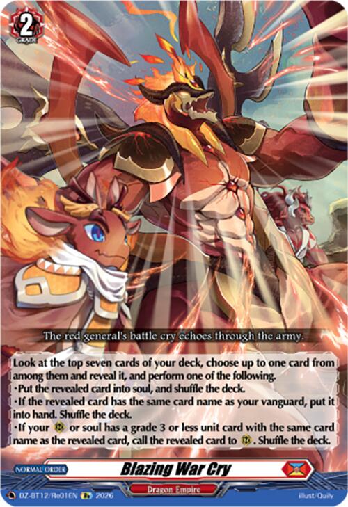 Blazing War Cry