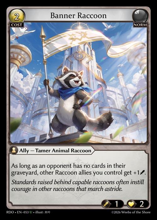 Banner Raccoon (Curio Foil)