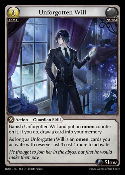 Unforgotten Will (Curio Foil)
