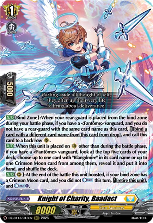 Knight of Charity, Baadact