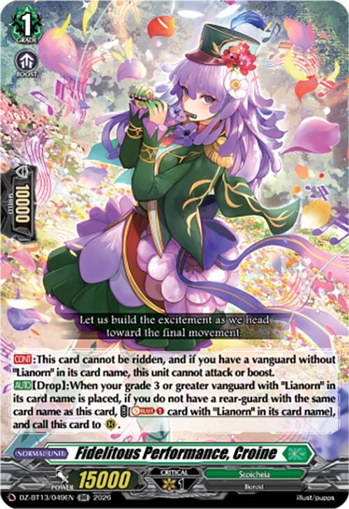 Fidelitous Performance, Croine
