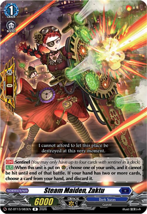 Steam Maiden, Zaktu