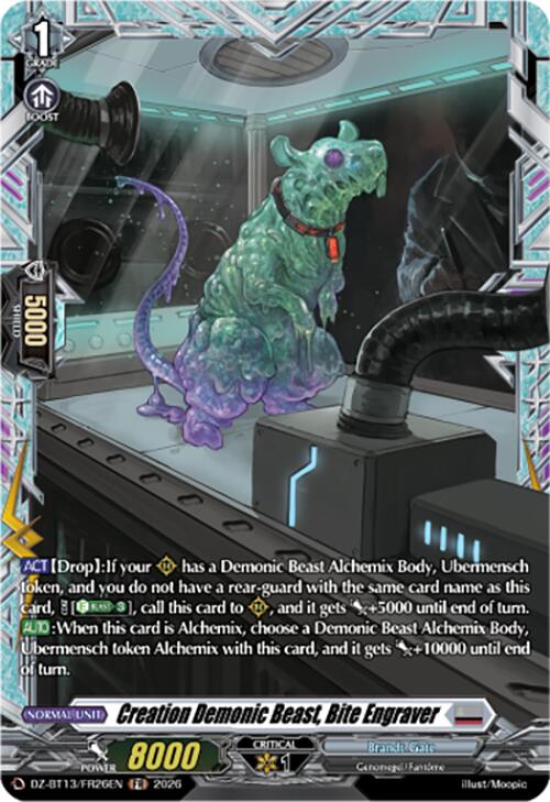 Creation Demonic Beast, Bite Engraver (FR)