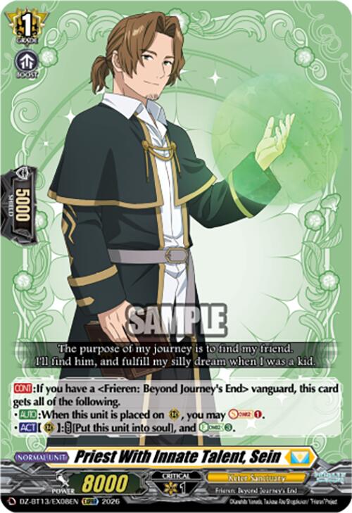 Priest With Innate Talent, Sein