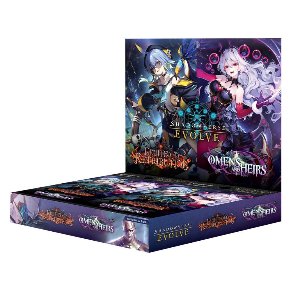 Shadowverse Evolve Eightfold Retribution & Omens and Heirs Booster Box