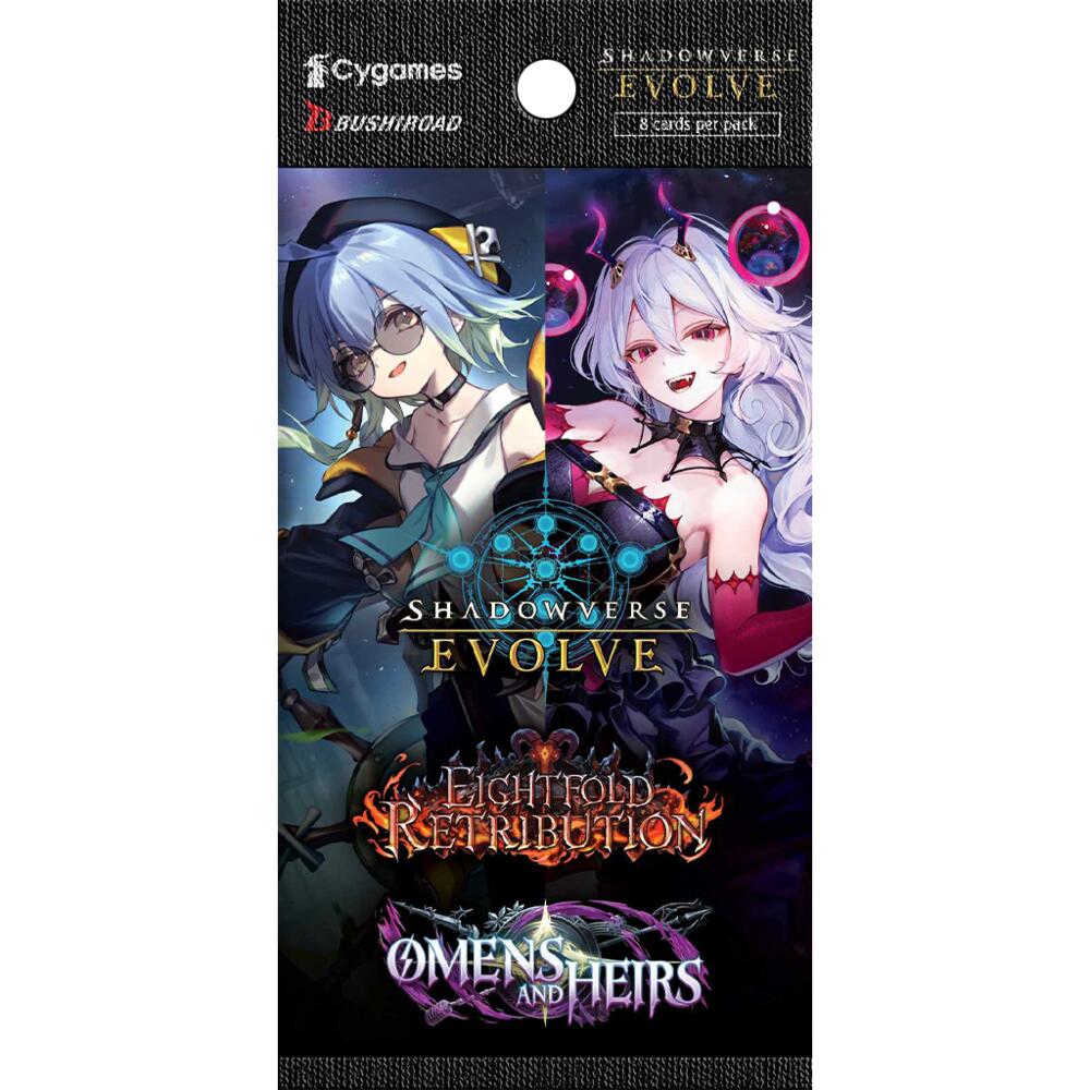 Shadowverse Evolve Eightfold Retribution & Omens and Heirs Booster Pack (included in box)