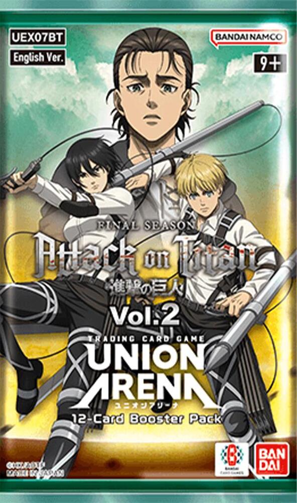 Union Arena Attack on Titan Vol. 2 (UEX07BT) Booster Pack (included in box)